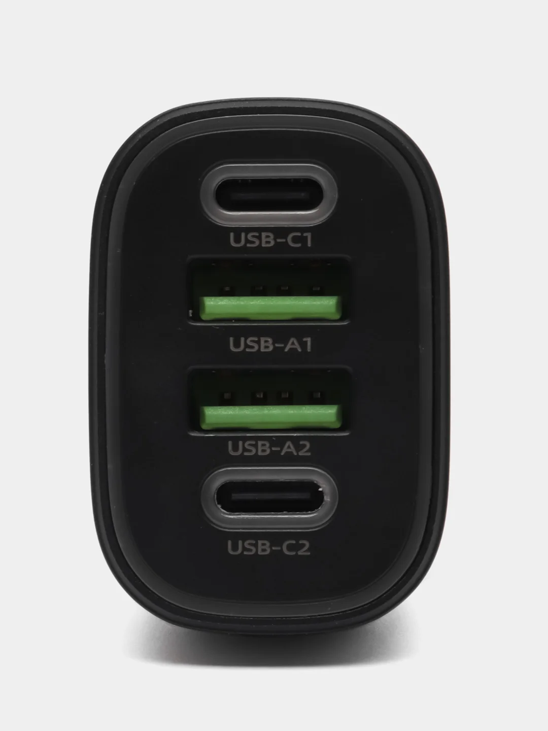 Черный автомобильное зарядное устройство HOCO NZ11 72W, USB-C, USB-A