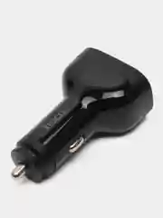 Черный автомобильное зарядное устройство HOCO NZ11 72W, USB-C, USB-A