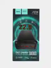 Белый внешний аккумулятор 30000mAh 2USB+ Type-C 3.0A PD 22.5W c LED-индикатором Hoco J101B