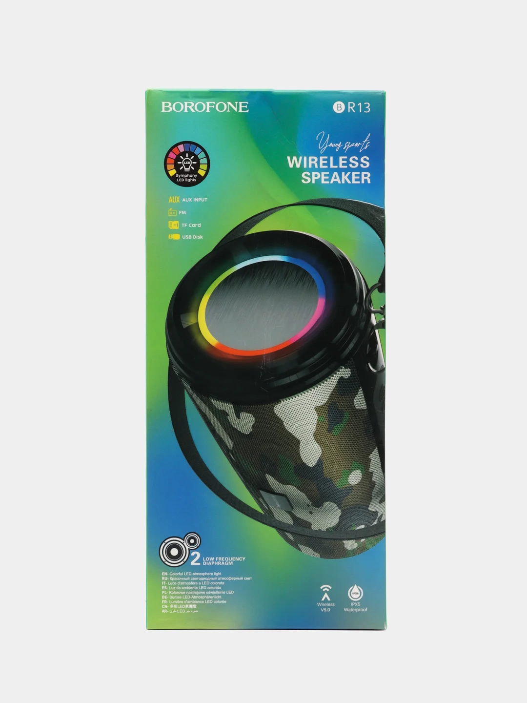 Хаки колонка беспроводная портативная Bluetooth Borofone BR13