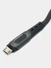 Черный forza кабель для зарядки "Экстрим", Micro USB, 1 м, 2.4А, быстрая зарядка QC3.0, ткань