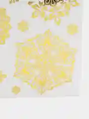 Наклейки на окно новогодние многоразовые, декор на новый год, Золотая Сказка, 591927