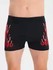 Красный мужские плавки fire burning для купания