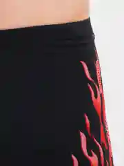 Красный мужские плавки fire burning для купания
