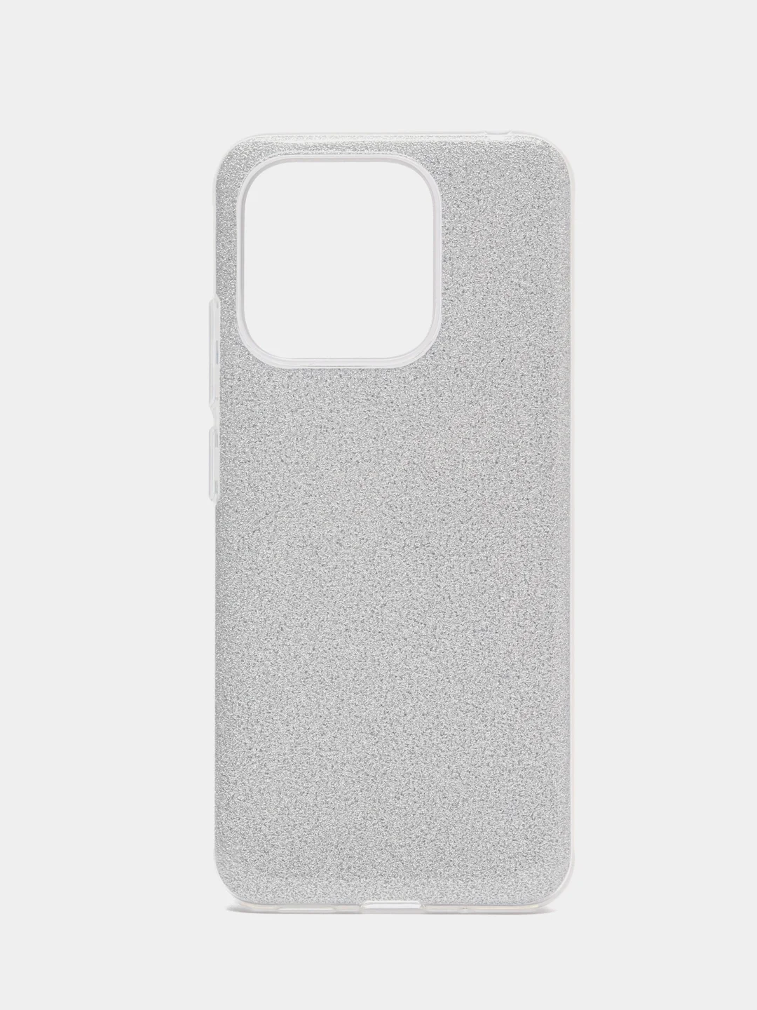 Серебряный чехол для Xiaomi Redmi 12C / Сяоми Редми 12С, блестящий, сияющий