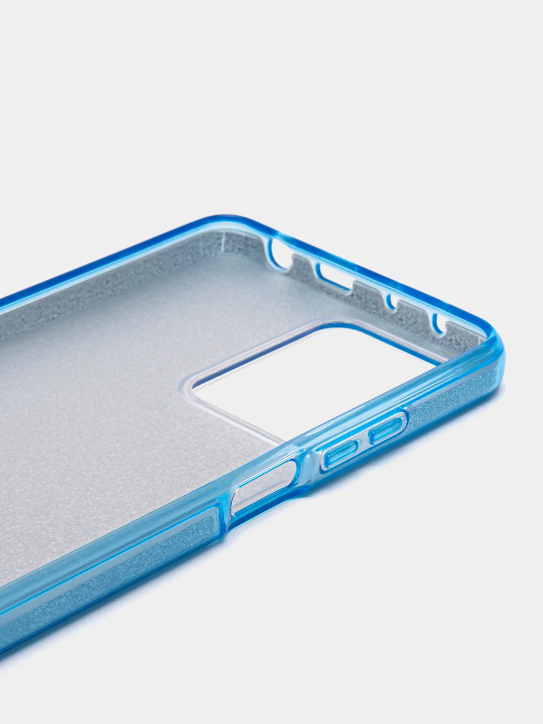 Голубой чехол Poco X5 Pro 5G / Redmi Note 12 Pro Speed Edition / Note 12 Pro+ блестящий, сияющий