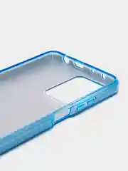 Голубой чехол Poco X5 Pro 5G / Redmi Note 12 Pro Speed Edition / Note 12 Pro+ блестящий, сияющий
