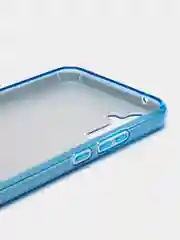 Голубой чехол для Samsung Galaxy A34 / Самсунг Галакси А34, блестящий, сияющий
