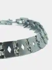 Ошейник строгий пластинчатый, цинк, 60 х 2,7 см