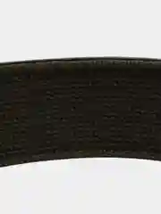 Ошейник комбинированный, кожа, брезент, 83 х 4.5 см, ОШ 50-70 см, чёрный