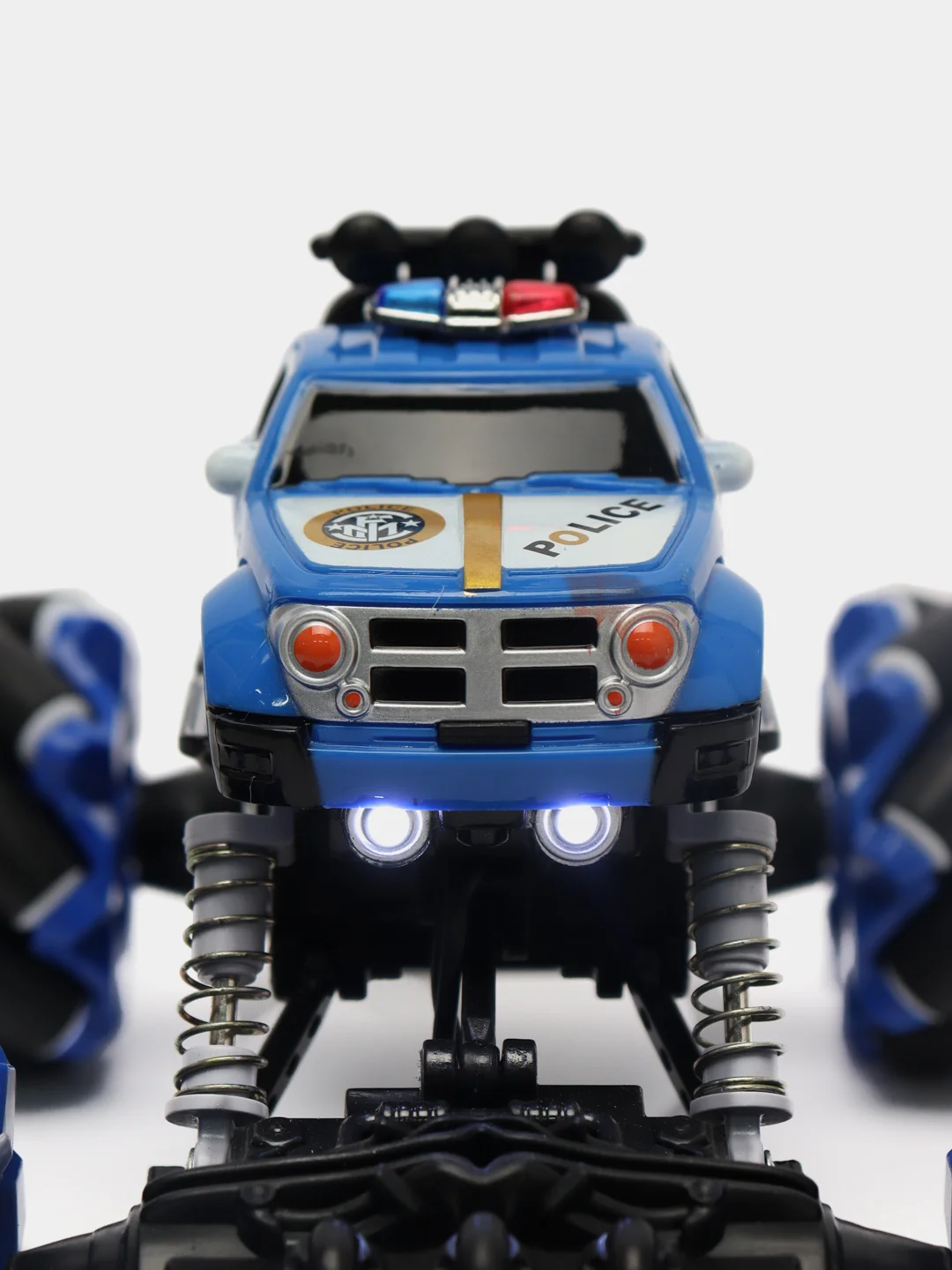 Джип радиоуправляемый "Полиция", 4WD, дрифт, работает от аккумулятора, цвет синий