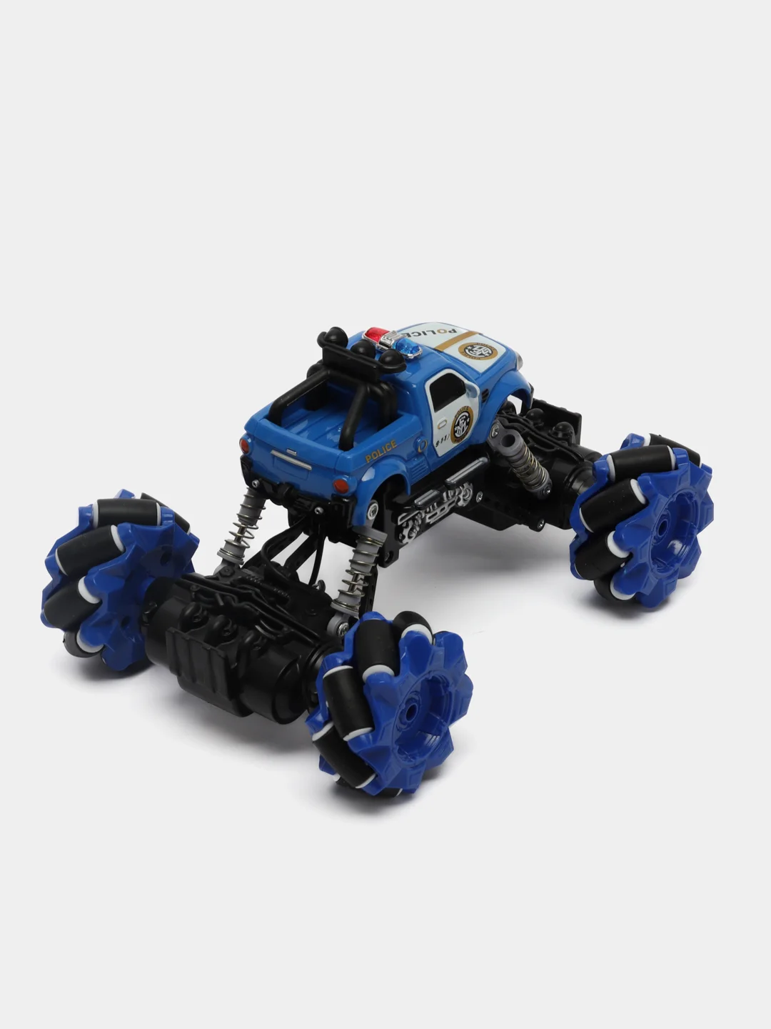 Джип радиоуправляемый "Полиция", 4WD, дрифт, работает от аккумулятора, цвет синий