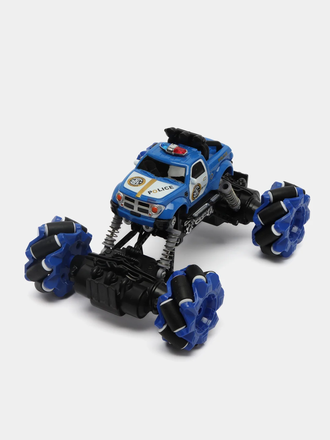 Джип радиоуправляемый "Полиция", 4WD, дрифт, работает от аккумулятора, цвет синий