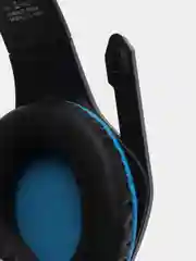 Синий игровая полноразмерная гарнитура RGB, проводные наушники, USB, 2 х 3.5, переходник