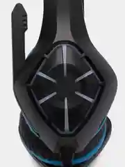 Синий игровая полноразмерная гарнитура RGB, проводные наушники, USB, 2 х 3.5, переходник