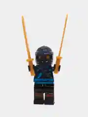 Голубой конструктор блочный Ninja: 4 в 1, для мальчика, герои ниндзя, совместим с лего