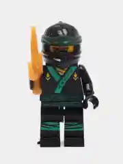 Зеленый конструктор блочный Ninja: 4 в 1, для мальчика, герои ниндзя, совместим с лего
