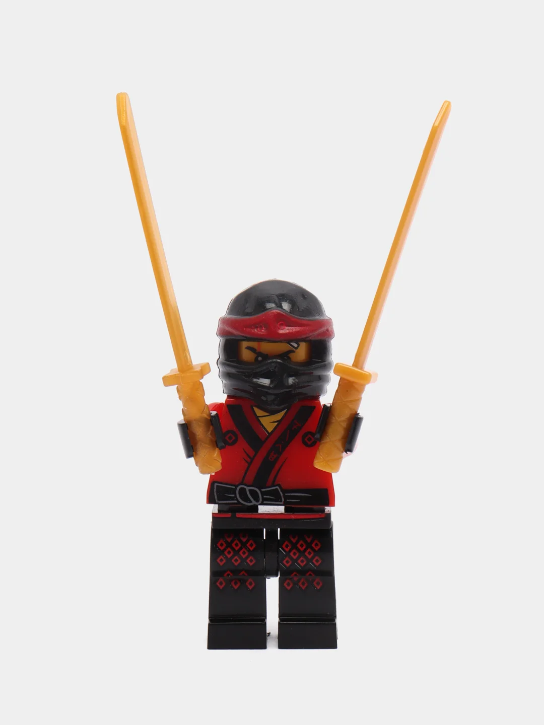 Красный конструктор блочный Ninja: 4 в 1, для мальчика, герои ниндзя, совместим с лего