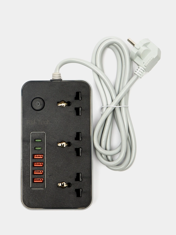 Сетевой фильтр, удлинитель с USB портами и Type-C
