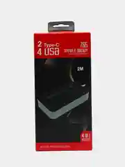 Сетевой фильтр, удлинитель с USB портами и Type-C