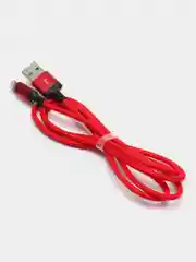Красный кабель зарядный HOCO X14, Type-C / Micro-USB / Lightning для Android и iPhone