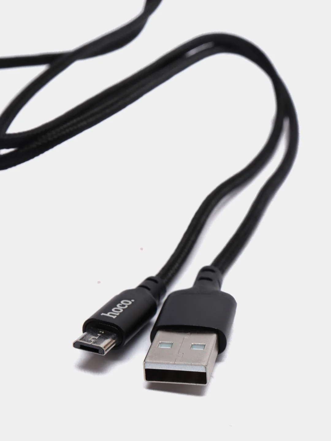 Черный кабель зарядный HOCO X14, Type-C / Micro-USB / Lightning для Android и iPhone
