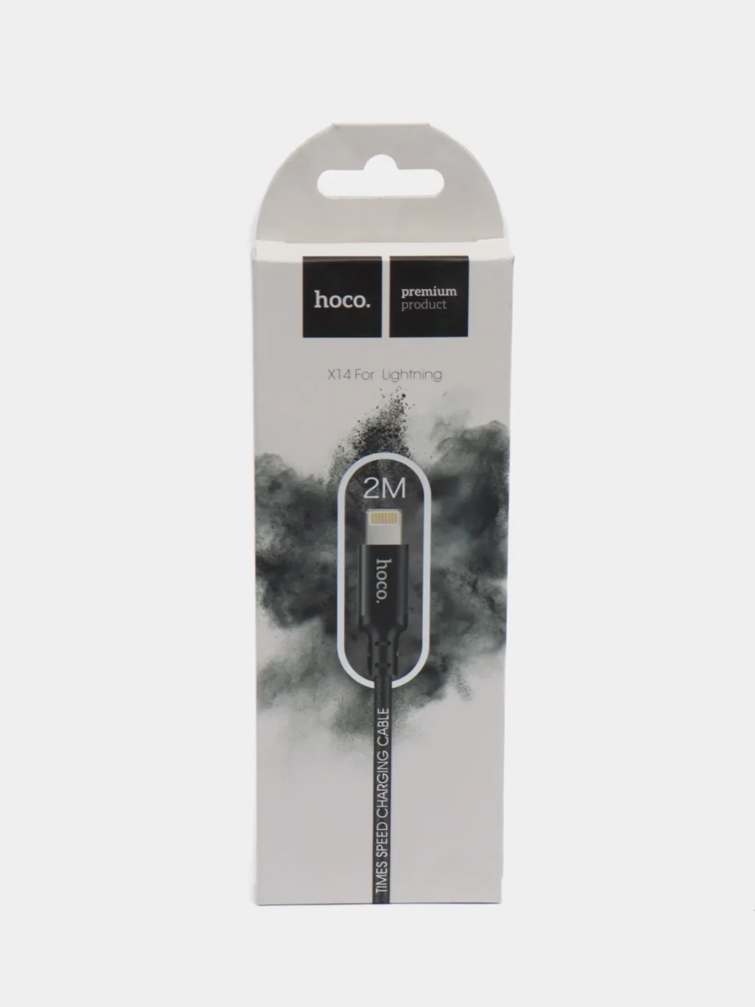 Черный кабель зарядный HOCO X14, Type-C / Micro-USB / Lightning для Android и iPhone
