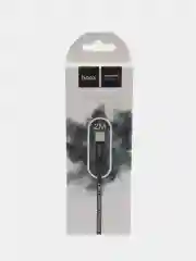 Черный кабель зарядный HOCO X14, Type-C / Micro-USB / Lightning для Android и iPhone