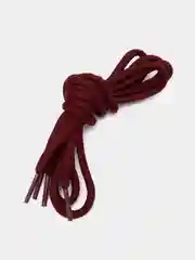 Бордовый шнурки для обуви 100см, круглые, пара, 20 цветов