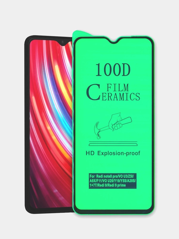 Защитная керамическая глянцевая пленка Xiaomi Redmi Note 8 / Note 8T / Note 7 / Note 7 Pro