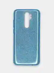 Голубой чехол Xiaomi Redmi Note 8 Pro, Сяоми Редми Нот 8 Про, блестящий сияющий