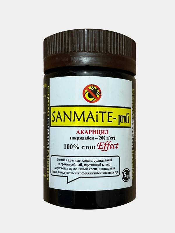 Санмайт (SANMAiTE-profi) акарицид от клещей орхидейных и оранжерейных. Препарат от клещей