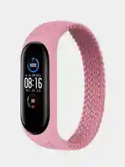 Оранжевый ремешок матерчатый, для Xiaomi Mi Band 3, 4, 5, 6, 7