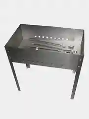 Мангал Эконом Бастион-пром, 400*250*400, сталь 0,4мм + 6 шампуров в сумке