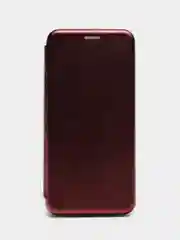 Багровый чехол-книжка для Samsung Galaxy A20, A30 (Самсунг Галакси А20, А30)