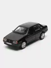 Черный машина LADA-21099, 12 см, Технопарк, металлическая, открываются передние двери и багажник