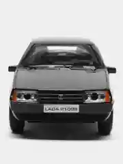 Черный машина LADA-21099, 12 см, Технопарк, металлическая, открываются передние двери и багажник