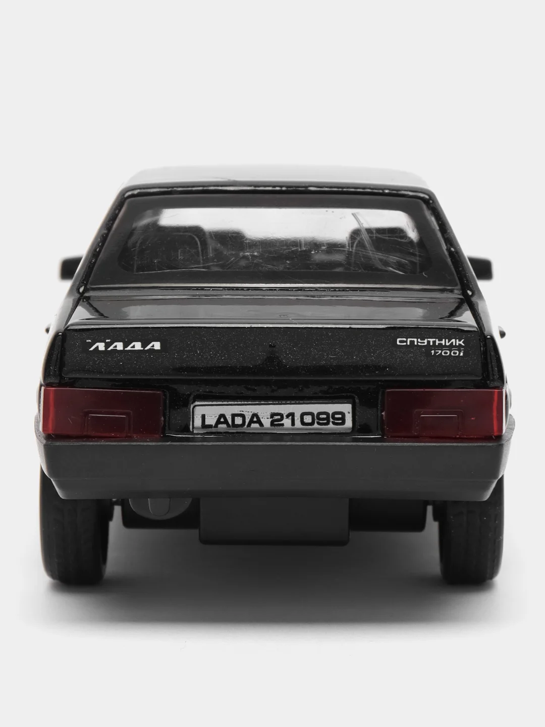 Черный машина LADA-21099, 12 см, Технопарк, металлическая, открываются передние двери и багажник