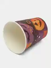 Кораллово-розовый стакан бумажный на хэллоуин Halloween party, 250 мл, 6 шт