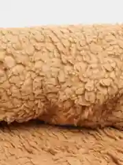Лежанка для собак и кошек, мягкий мех, 50 х 42 х 11 см, коричневая