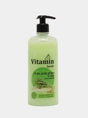 Гель для душа VITAMIN Family "5 трав", смягчающий, 650 мл