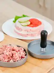 Черный пресс-форма, котлетница КАРТОФАН для приготовления котлет с начинкой, гамбургеров из мяса