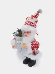 Алый дед Мороз фигурка под елку, Новогоднее украшение, игрушка