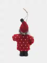 Красный дед Мороз фигурка под елку, Новогоднее украшение, игрушка