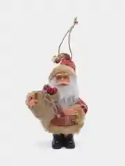 Коралловый дед Мороз фигурка под елку, Новогоднее украшение, игрушка