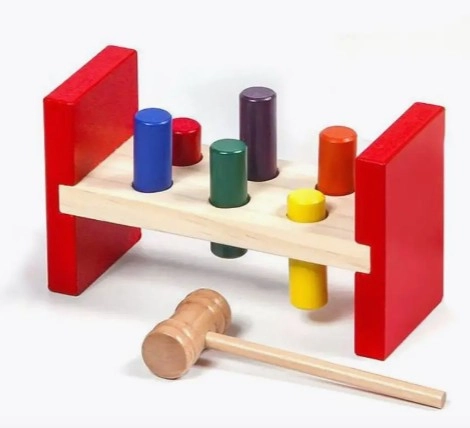 Сортер стучалка, игрушка стучалка, развивающая деревянная игрушка