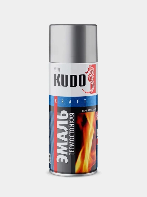 Эмаль термостойкая KUDO, 520мл