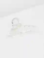 Серебряный краб для волос, металлический, 11*5 см