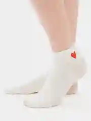 Белый носки короткие