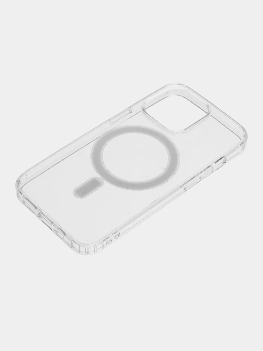 Прозрачный чехол для iPhone (Айфон) 14 / 13 / 12 / PRO / MAX / PLUS / MINI с MagSafe (Магсейф)